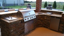 Outdoor Kitchen #005 by Amarillo Custom Pools