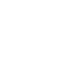 Pinterest logo in black and white circle.