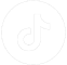 TikTok logo in black and white.